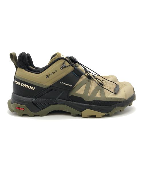 SALOMON（サロモン）SALOMON (サロモン) トレッキングシューズ カーキ×ブラック サイズ:SIZE 26cmの古着・服飾アイテム