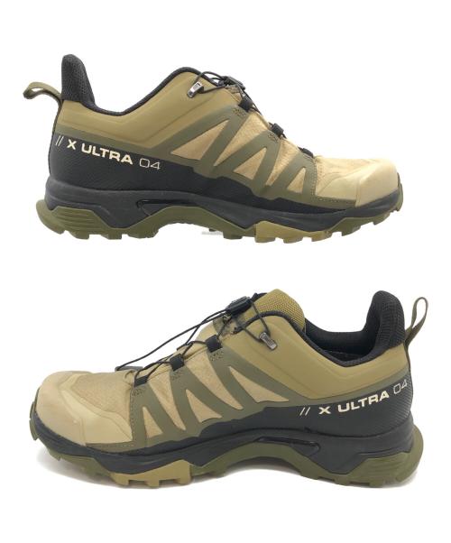 SALOMON（サロモン）SALOMON (サロモン) トレッキングシューズ カーキ×ブラック サイズ:SIZE 26cmの古着・服飾アイテム
