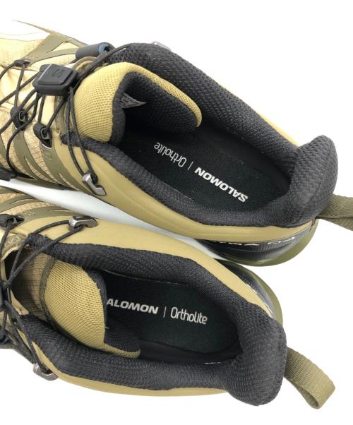 SALOMON（サロモン）SALOMON (サロモン) トレッキングシューズ カーキ×ブラック サイズ:SIZE 26cmの古着・服飾アイテム