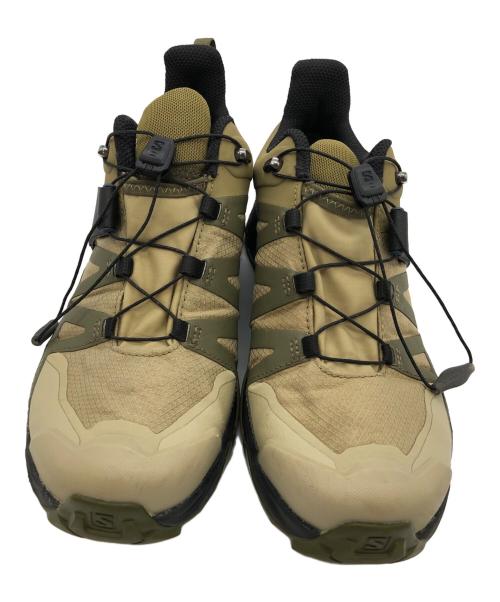 SALOMON（サロモン）SALOMON (サロモン) トレッキングシューズ カーキ×ブラック サイズ:SIZE 26cmの古着・服飾アイテム