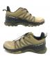 中古・古着 SALOMON (サロモン) トレッキングシューズ カーキ×ブラック サイズ:SIZE 26cm：5000円