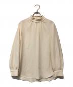 theoryセオリー）の古着「ロングスリーブブラウス」｜ベージュ