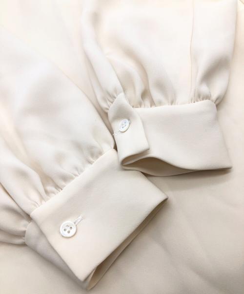 theory（セオリー）theory (セオリー) ロングスリーブブラウス ベージュ サイズ:SIZE Sの古着・服飾アイテム