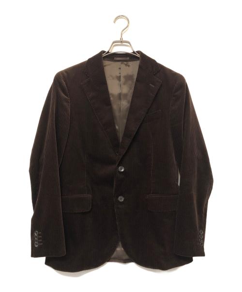 ALEXANDER JULIAN（アレキサンダージュリアン）ALEXANDER JULIAN (アレキサンダージュリアン) コーデュロイジャケット ブラウン サイズ:SIZE Mの古着・服飾アイテム