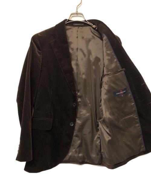 ALEXANDER JULIAN（アレキサンダージュリアン）ALEXANDER JULIAN (アレキサンダージュリアン) コーデュロイジャケット ブラウン サイズ:SIZE Mの古着・服飾アイテム