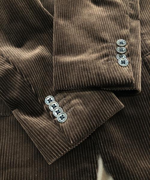 ALEXANDER JULIAN（アレキサンダージュリアン）ALEXANDER JULIAN (アレキサンダージュリアン) コーデュロイジャケット ブラウン サイズ:SIZE Mの古着・服飾アイテム