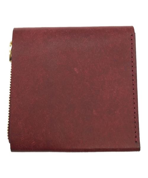 MOKU（モク）moku (モク) 小さく薄い財布 ボルドーの古着・服飾アイテム
