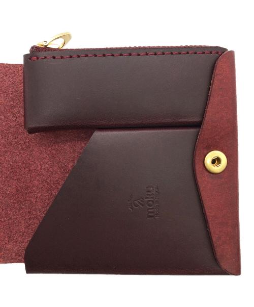 MOKU（モク）moku (モク) 小さく薄い財布 ボルドーの古着・服飾アイテム