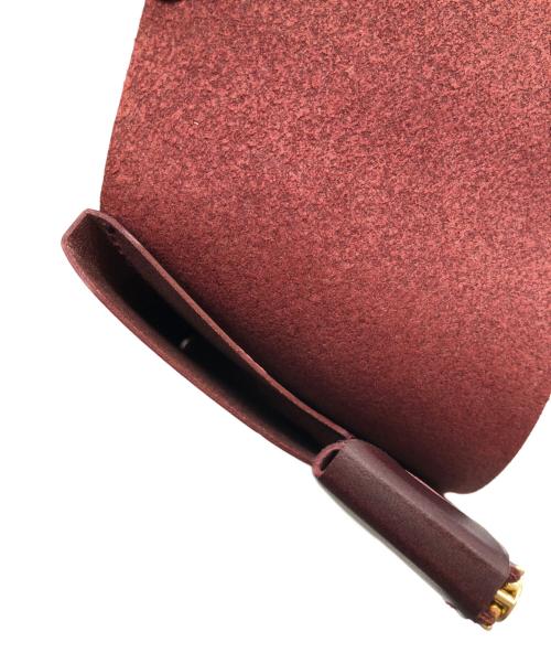 MOKU（モク）moku (モク) 小さく薄い財布 ボルドーの古着・服飾アイテム