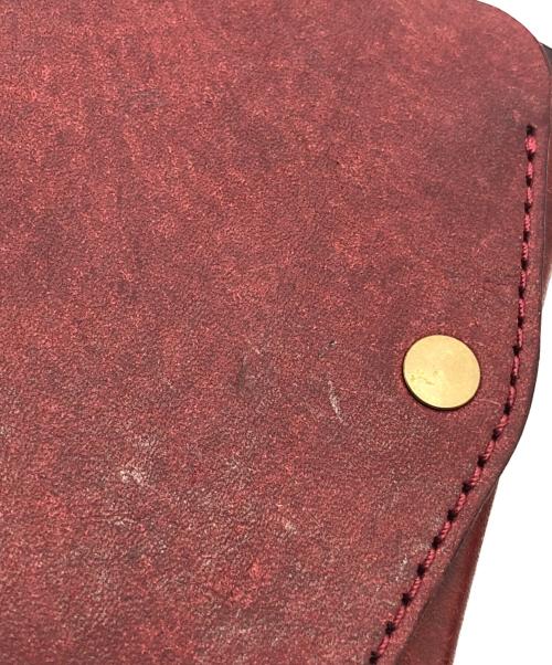 MOKU（モク）moku (モク) 小さく薄い財布 ボルドーの古着・服飾アイテム
