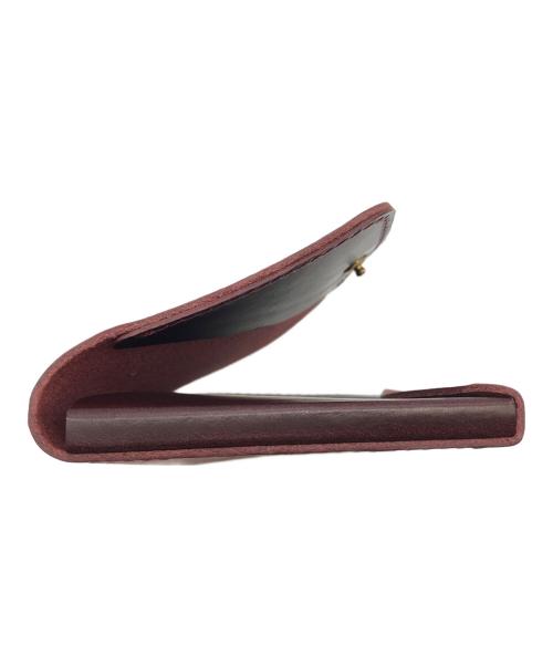 MOKU（モク）moku (モク) 小さく薄い財布 ボルドーの古着・服飾アイテム