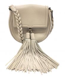 Rebecca Minkoff（レベッカミンコフ）の古着「フリンジショルダーバッグ」｜ベージュ