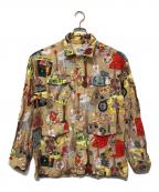 SLY×reyn spoonerスライ×レイン スプナー）の古着「長袖シャツ」｜ベージュ