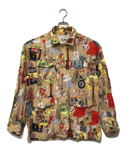 SLY（スライ）SLY (スライ) reyn spooner (レイン スプナー) 長袖シャツ ベージュ サイズ:Freeの古着・服飾アイテム