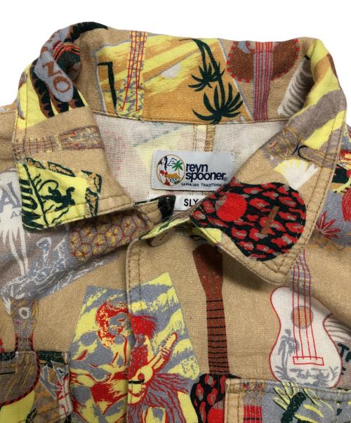 SLY（スライ）SLY (スライ) reyn spooner (レイン スプナー) 長袖シャツ ベージュ サイズ:Freeの古着・服飾アイテム