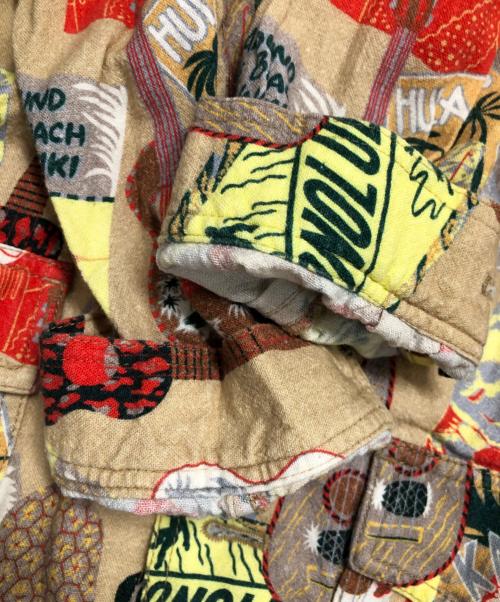 SLY（スライ）SLY (スライ) reyn spooner (レイン スプナー) 長袖シャツ ベージュ サイズ:Freeの古着・服飾アイテム