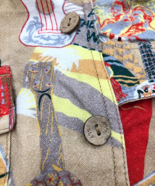 SLY（スライ）SLY (スライ) reyn spooner (レイン スプナー) 長袖シャツ ベージュ サイズ:Freeの古着・服飾アイテム