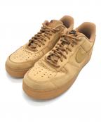 NIKEナイキ）の古着「AIR FORCE 1 '07 WB FLAX　スニーカー」｜ブラウン