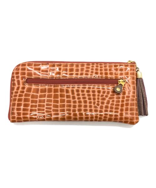 ATAO（アタオ）ATAO (アタオ) L字ファスナー財布 オレンジの古着・服飾アイテム