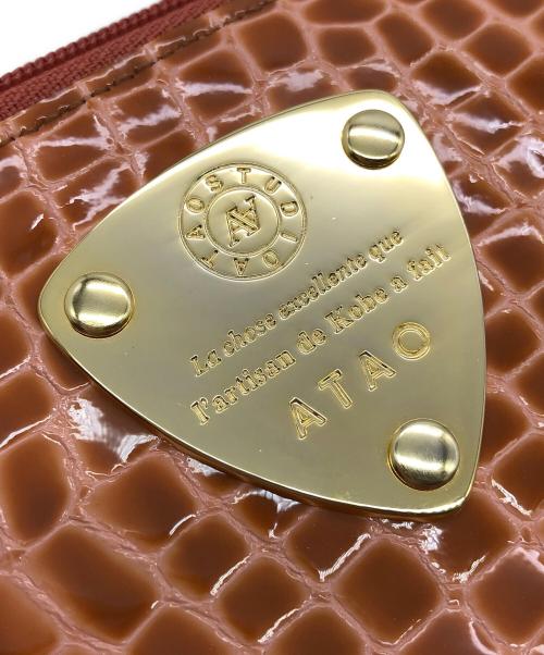 ATAO（アタオ）ATAO (アタオ) L字ファスナー財布 オレンジの古着・服飾アイテム