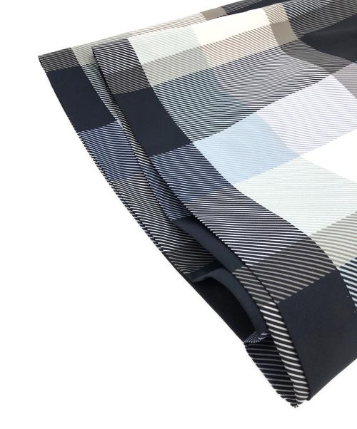 BLUE LABEL CRESTBRIDGE（ブルーレーベルクレストブリッジ）BLUE LABEL CRESTBRIDGE (ブルーレーベルクレストブリッジ) チェックスカート ホワイト×ネイビー サイズ:SIZE 38の古着・服飾アイテム