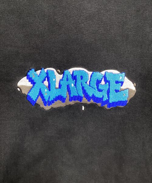 X-LARGE（エクストララージ）X-LARGE (エクストララージ) スウェット ブラック×ブルー サイズ:Lの古着・服飾アイテム