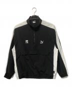 PUMA×X-LARGEプーマ×エクストララージ）の古着「ハーフジップジャケット」｜ブラック