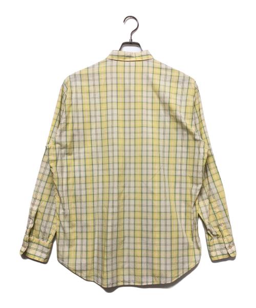 PAPAS（パパス）PAPAS (パパス) チェックシャツ イエロー サイズ:SIZE Mの古着・服飾アイテム