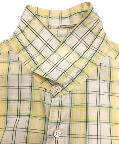 PAPAS（パパス）PAPAS (パパス) チェックシャツ イエロー サイズ:SIZE Mの古着・服飾アイテム