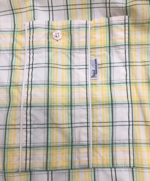 PAPAS（パパス）PAPAS (パパス) チェックシャツ イエロー サイズ:SIZE Mの古着・服飾アイテム