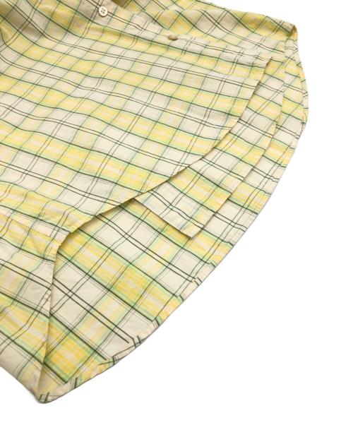 PAPAS（パパス）PAPAS (パパス) チェックシャツ イエロー サイズ:SIZE Mの古着・服飾アイテム