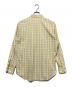 PAPAS (パパス) チェックシャツ イエロー サイズ:SIZE M：4000円