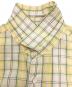 中古・古着 PAPAS (パパス) チェックシャツ イエロー サイズ:SIZE M：4000円