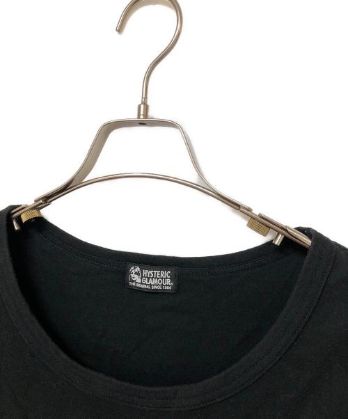 Hysteric Glamour（ヒステリックグラマー）Hysteric Glamour (ヒステリックグラマー) 長袖カットソー ブラック×マルチカラー サイズ:Freeの古着・服飾アイテム