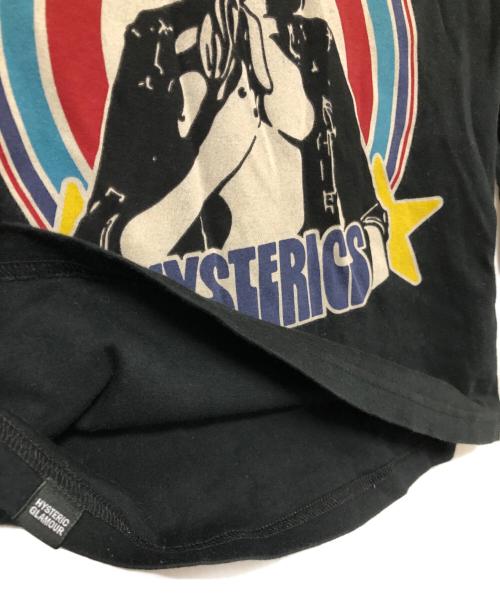 Hysteric Glamour（ヒステリックグラマー）Hysteric Glamour (ヒステリックグラマー) 長袖カットソー ブラック×マルチカラー サイズ:Freeの古着・服飾アイテム
