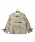 23区（ニジュウサンク）の古着「ショートトレンチコート」｜ベージュ