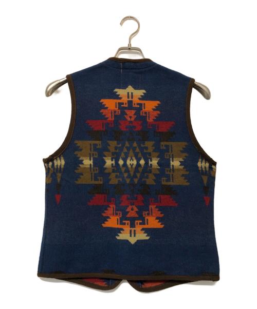 freewheelers（フリーホイーラーズ）FREEWHEELERS (フリーホイーラーズ) サドルロックベスト ネイビー サイズ:SIZE 36の古着・服飾アイテム