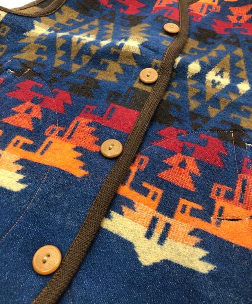 freewheelers（フリーホイーラーズ）FREEWHEELERS (フリーホイーラーズ) サドルロックベスト ネイビー サイズ:SIZE 36の古着・服飾アイテム