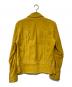 DOLCE & GABBANA (ドルチェ＆ガッバーナ) ジップスエードジャケット イエロー サイズ:48：15000円