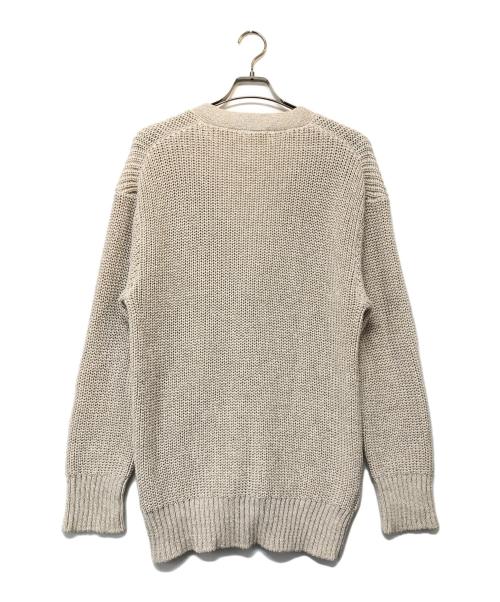 YORI（ヨリ）YORI (ヨリ) シャーベットカーディガン ベージュ サイズ:Freeの古着・服飾アイテム