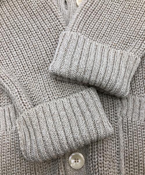 YORI（ヨリ）YORI (ヨリ) シャーベットカーディガン ベージュ サイズ:Freeの古着・服飾アイテム