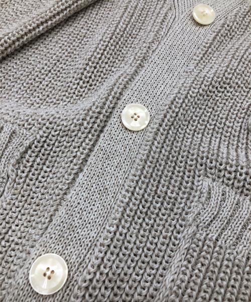 YORI（ヨリ）YORI (ヨリ) シャーベットカーディガン ベージュ サイズ:Freeの古着・服飾アイテム