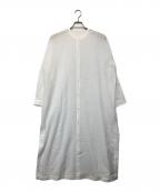 GALERIE VIEギャルリーヴィー）の古着「シャツワンピース」｜ホワイト