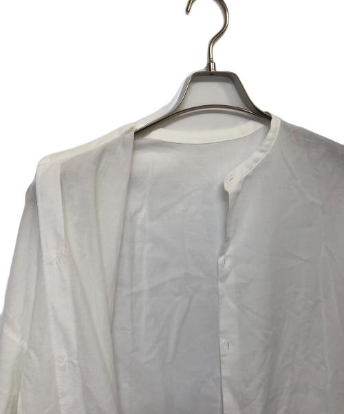 GALERIE VIE（ギャルリーヴィー）GALERIE VIE (ギャルリーヴィー) シャツワンピース ホワイト サイズ:36の古着・服飾アイテム