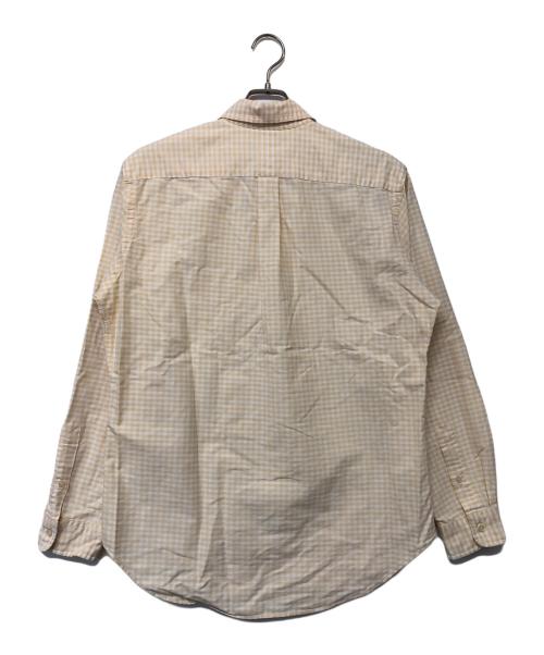 POLO RALPH LAUREN（ポロ・ラルフローレン）POLO RALPH LAUREN (ポロ・ラルフローレン) ロングスリーブシャツ ベージュ×ホワイト サイズ:SIZE Mの古着・服飾アイテム