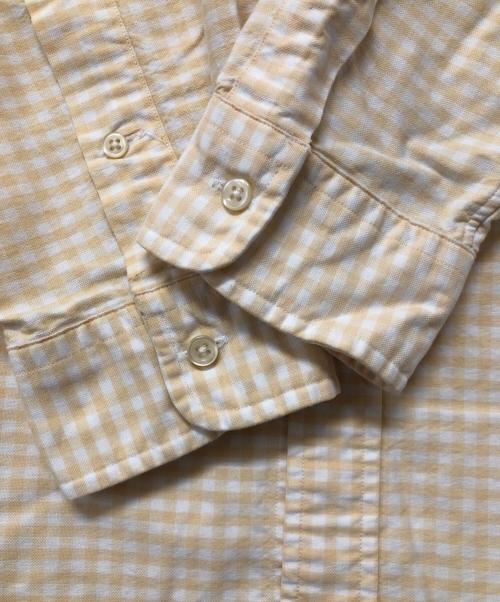 POLO RALPH LAUREN（ポロ・ラルフローレン）POLO RALPH LAUREN (ポロ・ラルフローレン) ロングスリーブシャツ ベージュ×ホワイト サイズ:SIZE Mの古着・服飾アイテム