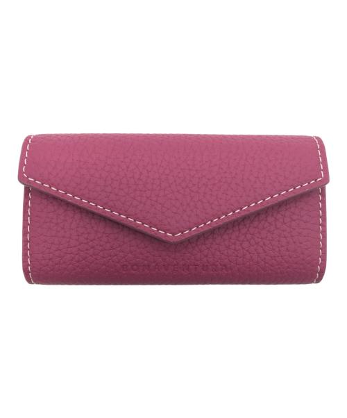 bonaventura（ボナベンチュラ）BONAVENTURA (ボナベンチュラ) スリムキーケース ショッキングピンク 未使用品の古着・服飾アイテム