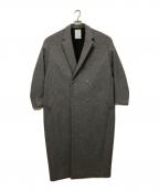 MISTER GENTLE MANミスタージェントルマン）の古着「ダブルチェスターフィールドコート」｜グレー