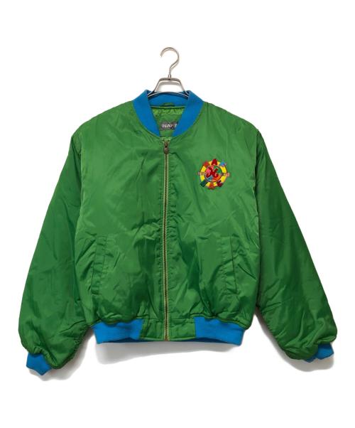 NAF NAF（ナフナフ）NAF NAF (ナフナフ) スタジャン グリーン サイズ:Freeの古着・服飾アイテム