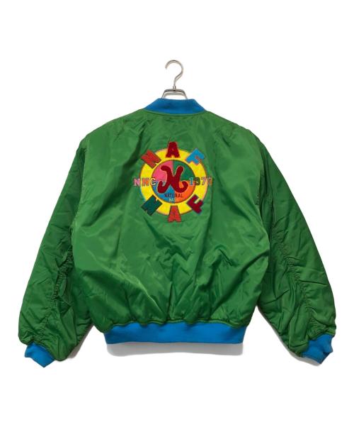 NAF NAF（ナフナフ）NAF NAF (ナフナフ) スタジャン グリーン サイズ:Freeの古着・服飾アイテム